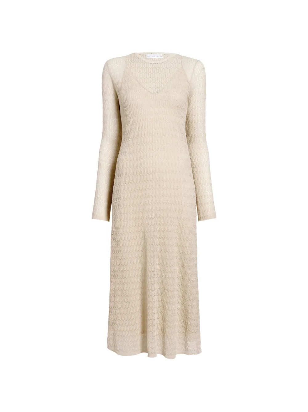 Proenza Schouler White Label Jurk met lange mouwen Beige