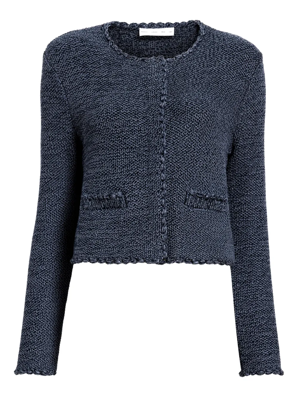 Proenza Schouler White Label Jack met gewelfde afwerking Blauw
