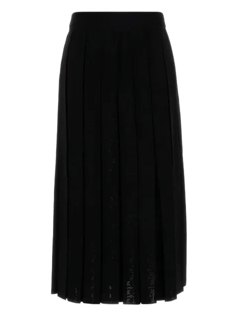 Tory Burch falda midi con diseño plisado