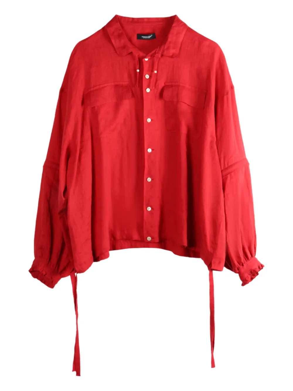 Undercover camisa de lino | rojo | Image 1
