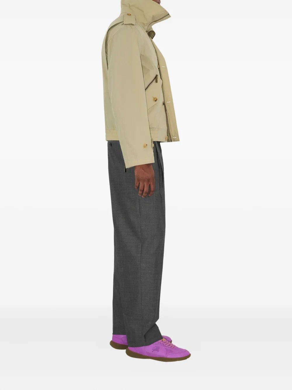 Burberry wool trousers - Grijs