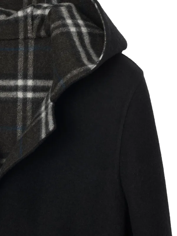 Burberry リバーシブル コート | ブラック | FARFETCH JP