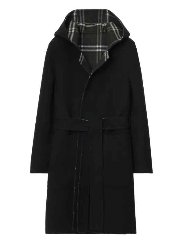 Burberry リバーシブル コート | ブラック | FARFETCH JP