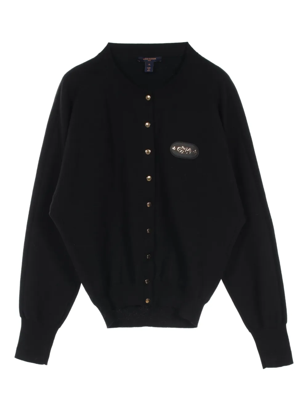Pre-owned Louis Vuitton 2010s Leather Cardigan