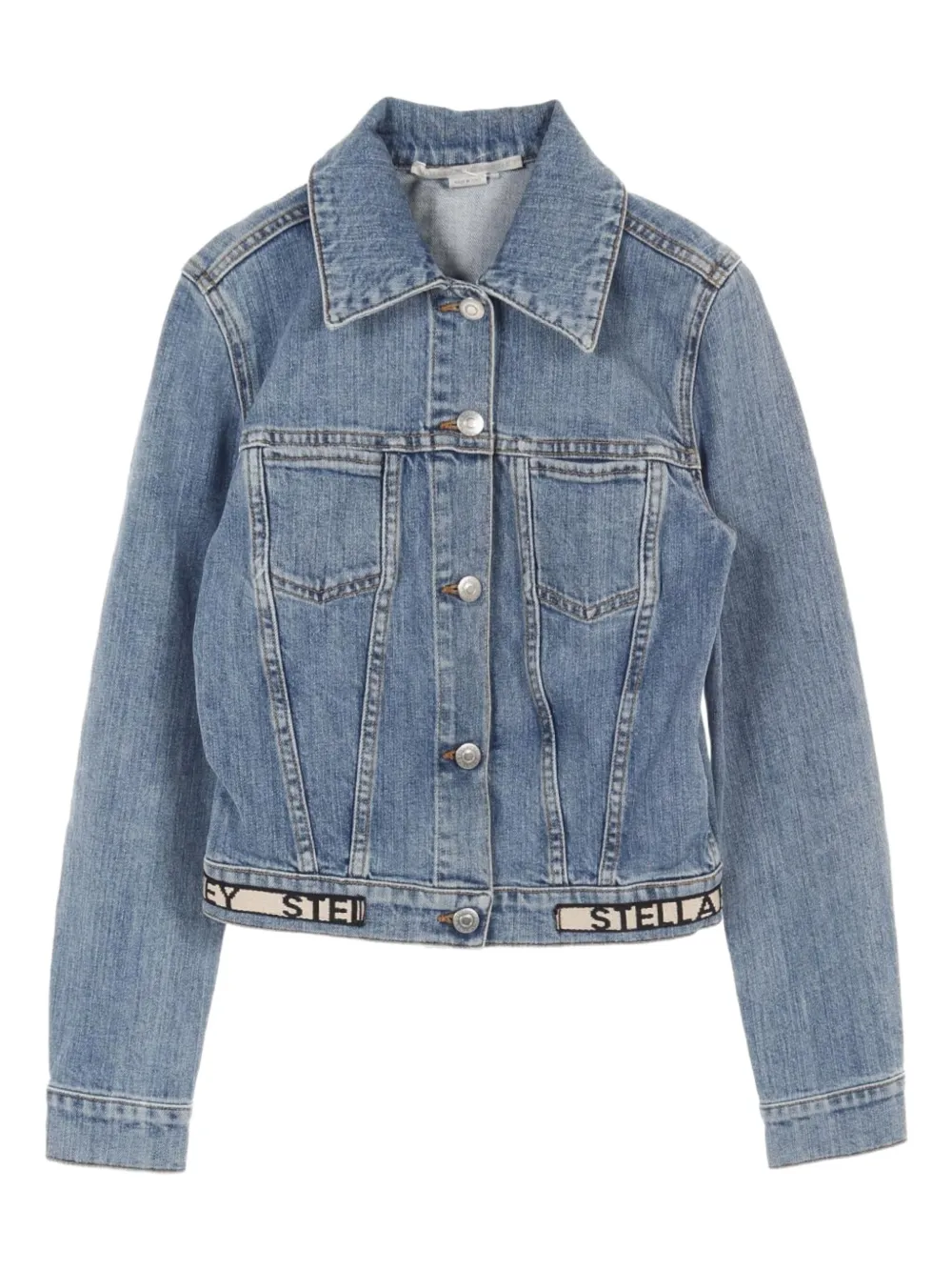 Stella McCartney Pre-Owned 2010s logo-print jacket | Blue | Image 1