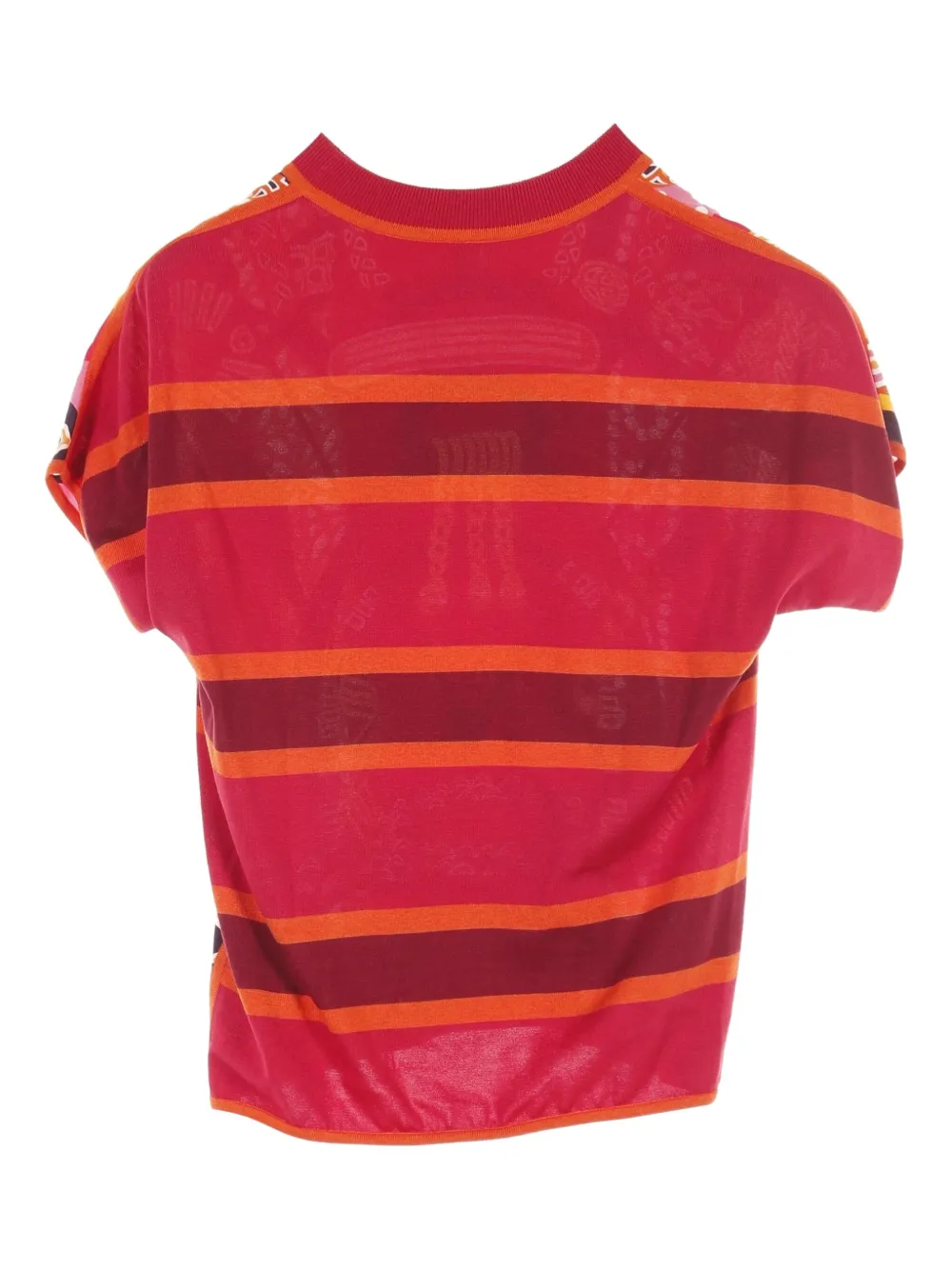 Hermès Pre-Owned 2010s Fantaisie silk T-shirt | Image 2