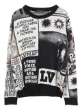 Louis Vuitton Pre-Owned 2010s Fanzine top - Black