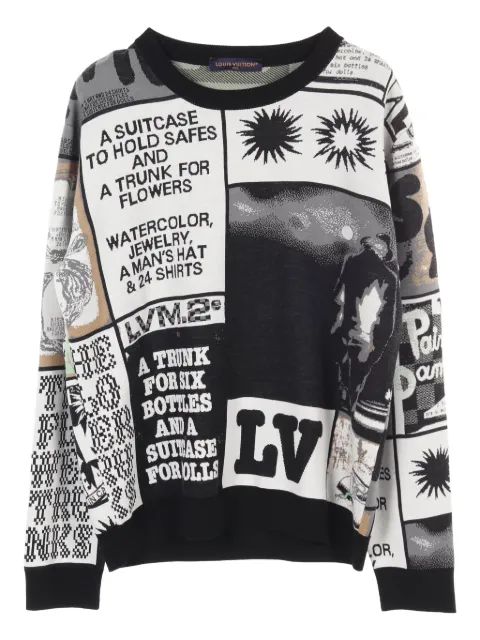 Louis Vuitton Pre-Owned 2010s Fanzine top