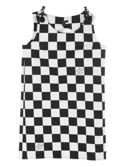 Louis Vuitton Pre-Owned فستان جينز 'دامييه' من عقد 2010