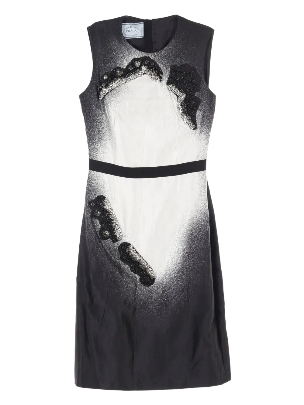 Prada Pre-Owned vestido Bijou Gradation 2010 | negro | Image 1