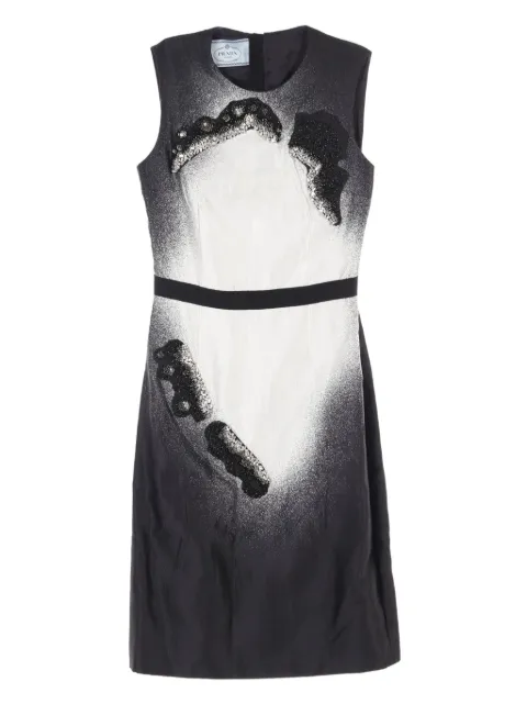 Prada Pre-Owned robe Bijou Gradation (années 2010)