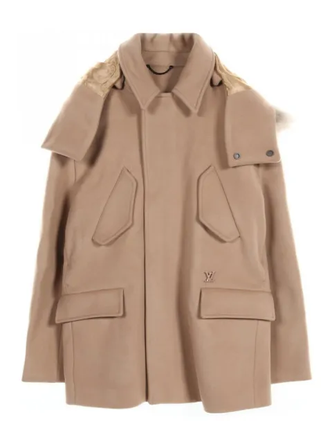 Louis Vuitton Pre-Owned 2010s Mantel aus Wollgemisch