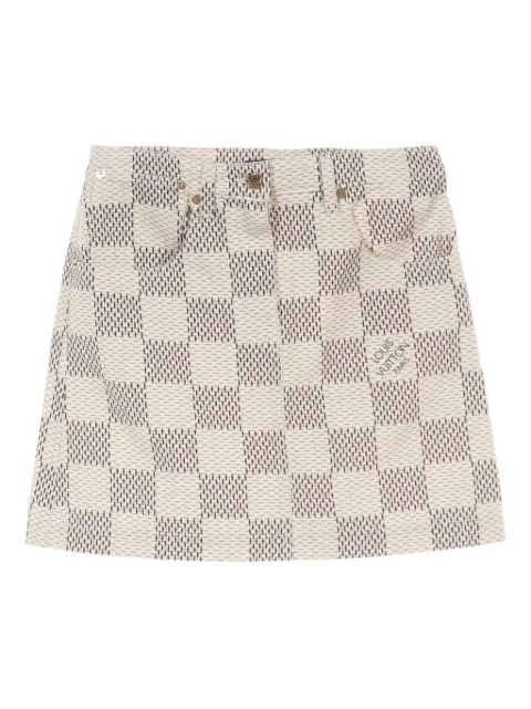 Louis Vuitton Pre-Owned 2010s Damier skirt