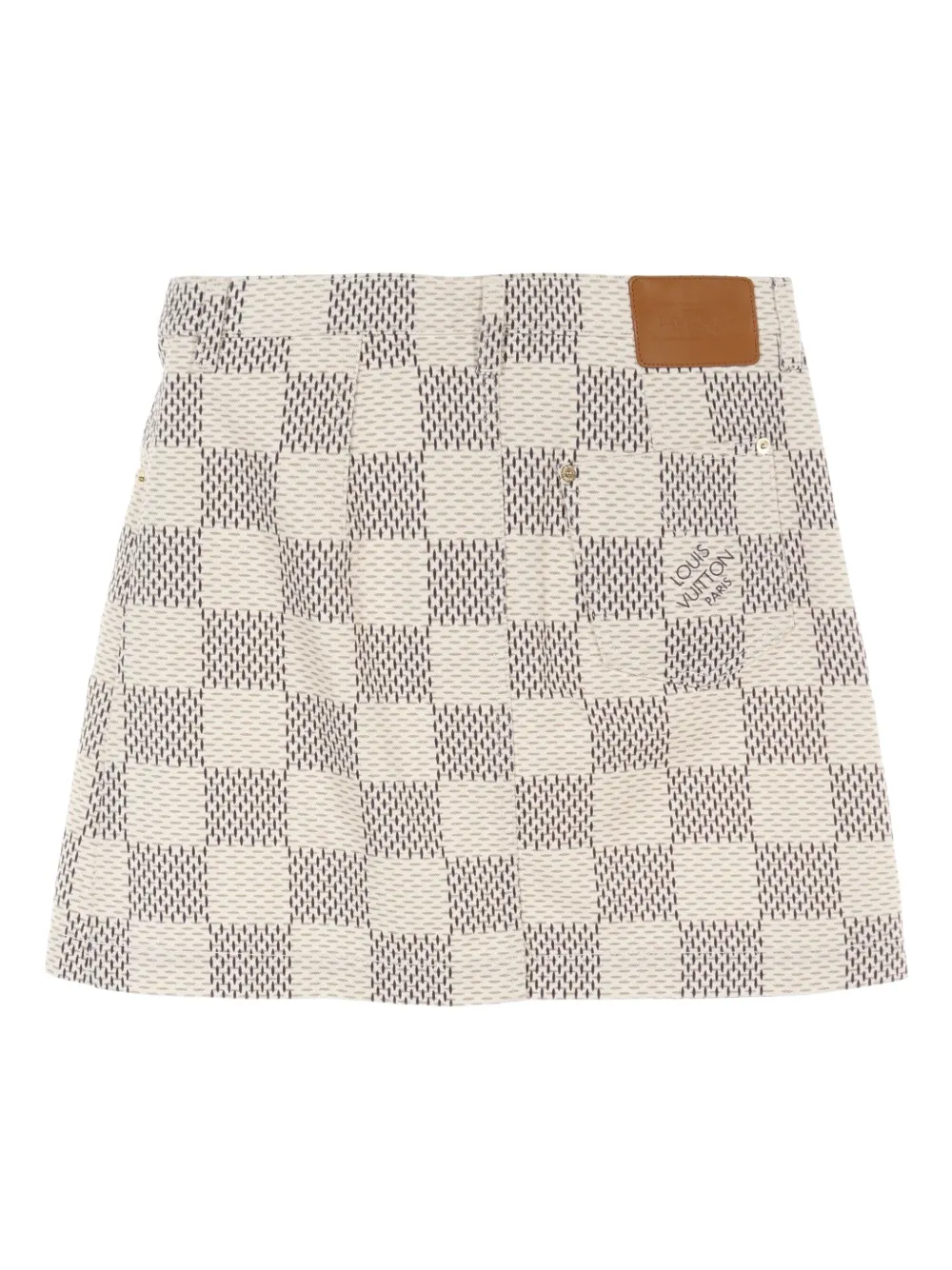 Louis Vuitton Pre-Owned 2010s Damier rok - Beige