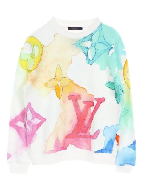 Louis Vuitton Pre-Owned 2010s logo-print sweatshirt 