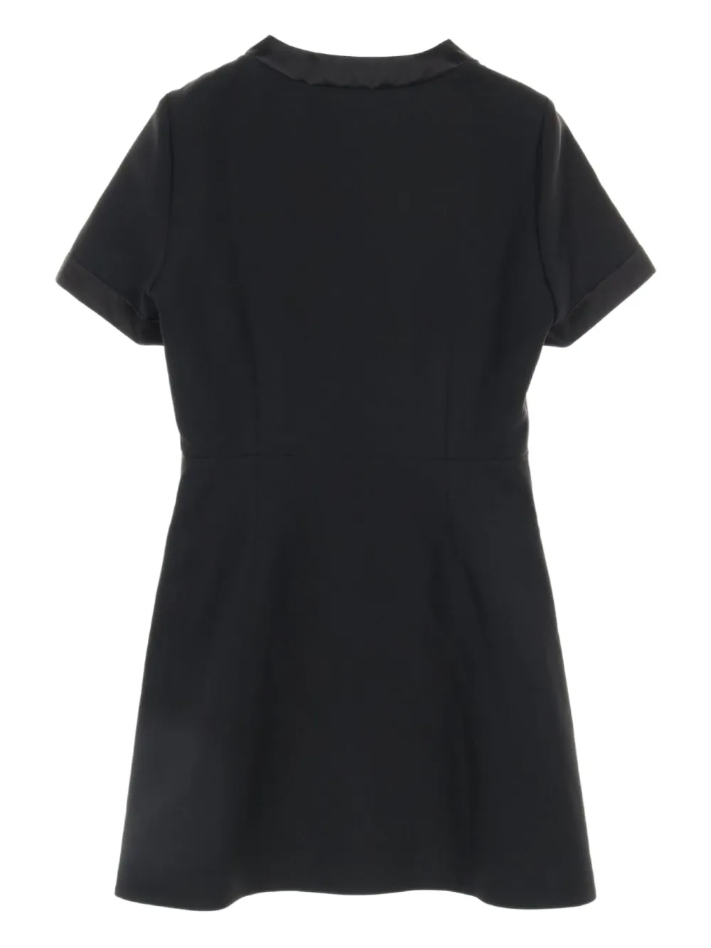 Gucci Pre-Owned 2010s jurk van zijde-wolblend - Zwart