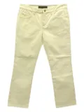 Louis Vuitton Pre-Owned 2010s cotton trousers - White