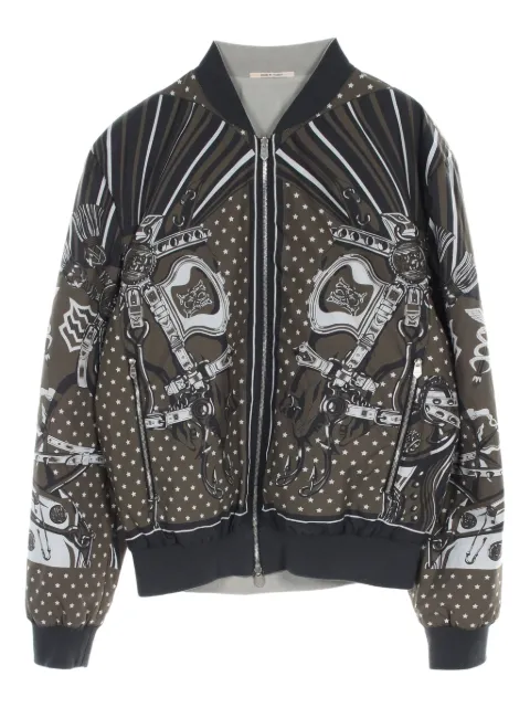 Hermès Pre-Owned 2010s Cheval bandana-print bomber jacket