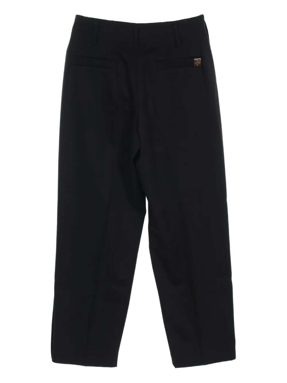 Louis Vuitton Pre-Owned 2010s wollen broek - Zwart