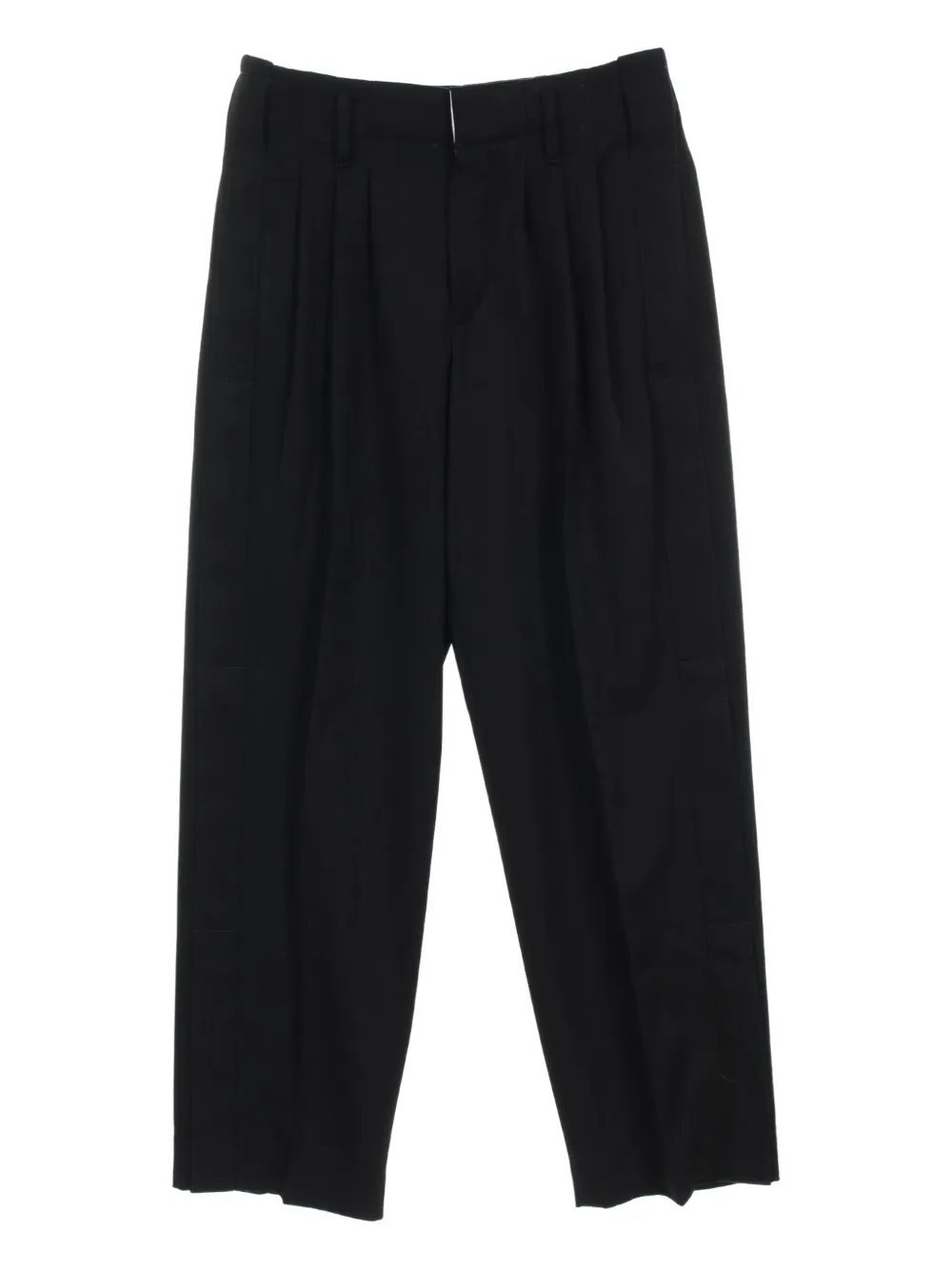 Louis Vuitton Pre-Owned 2010s wool trousers | Black | Image 1