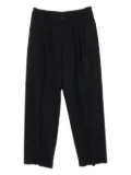 Louis Vuitton Pre-Owned 2010s wool trousers - Black