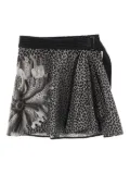 Louis Vuitton Pre-Owned x Yayoi Kusama 2010s flower-print mini skirt - Black