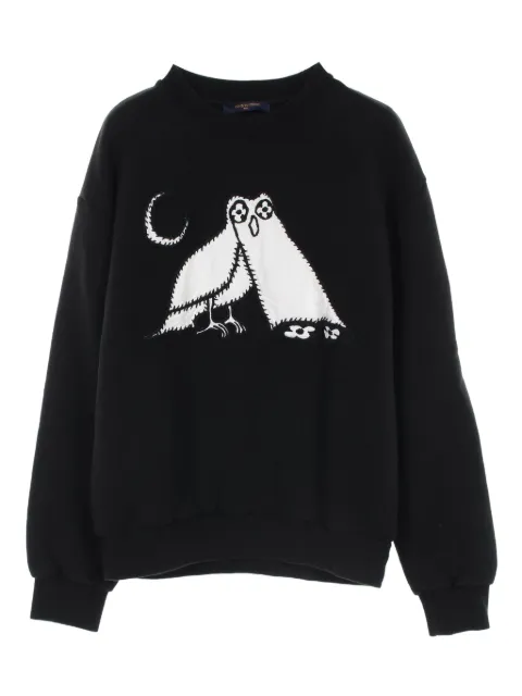 Louis Vuitton Pre-Owned sweat à patch Comics Owl (années 2010)