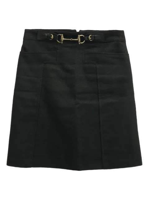 Gucci Pre-Owned falda con detalle Horsebit 2010