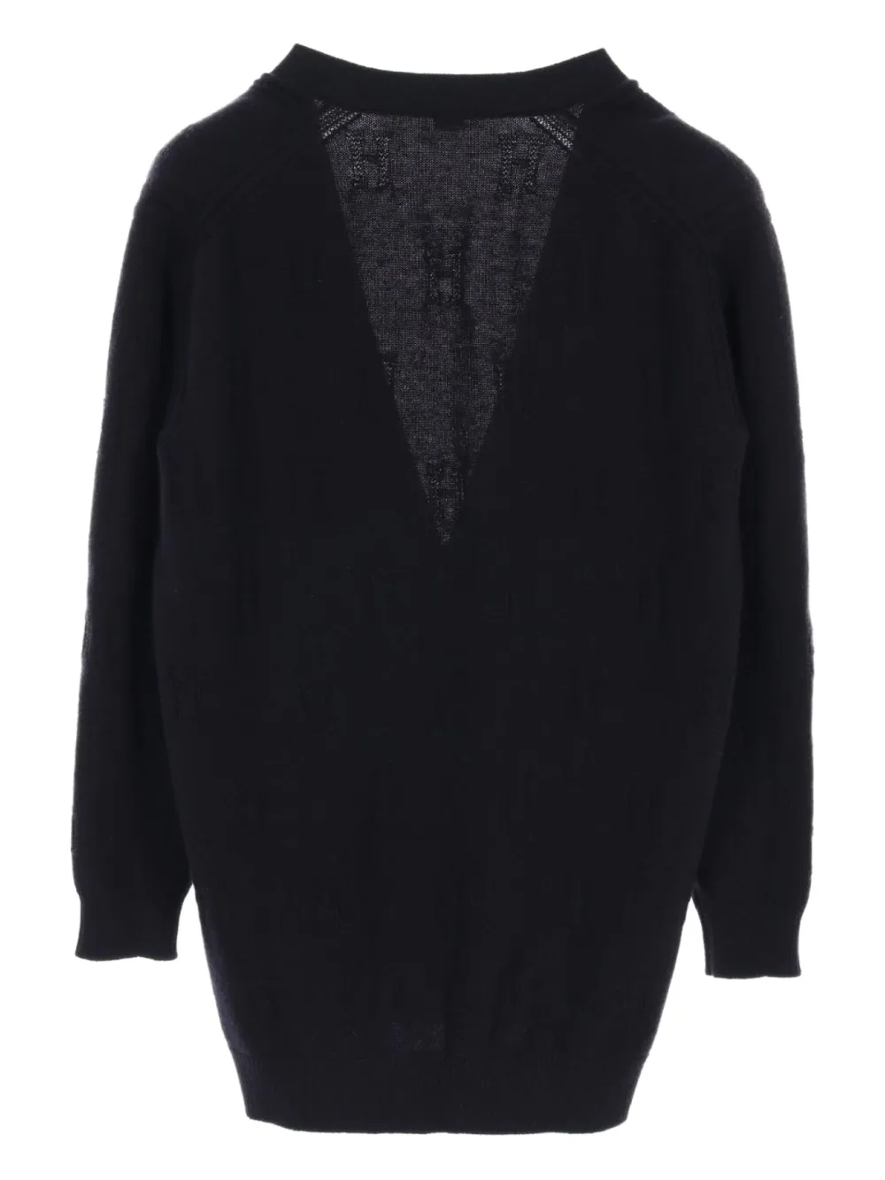 Hermès Pre-Owned 2010s H-pattern wool cardigan | Image 2