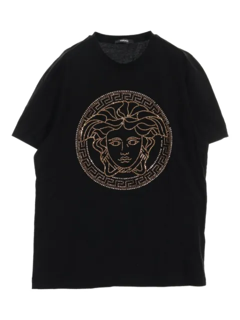 Versace Pre-Owned 2000s Medusa-crystal T-shirt