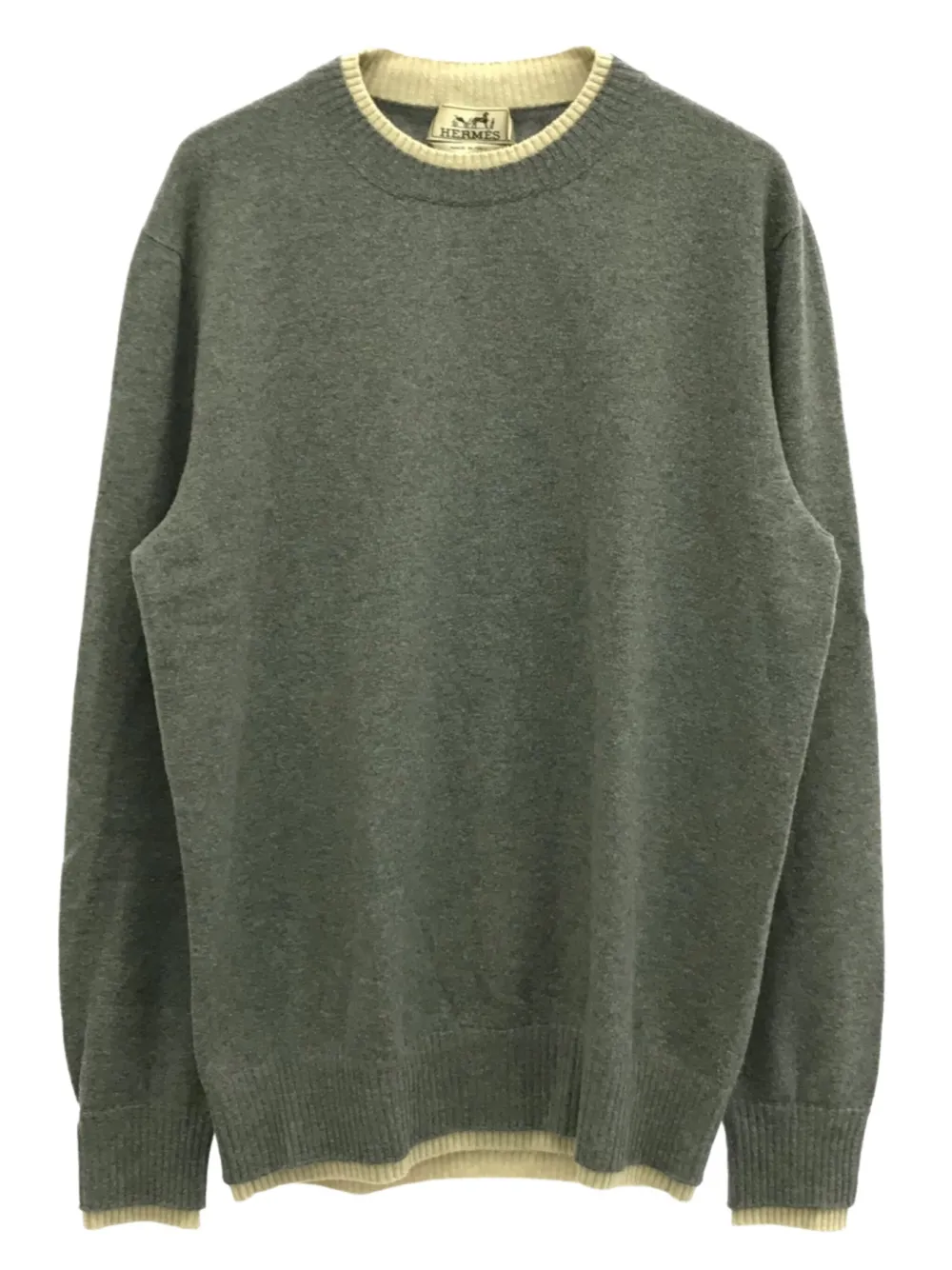 Hermès Pre-Owned 2000s wool sweater | Grey | Image 1