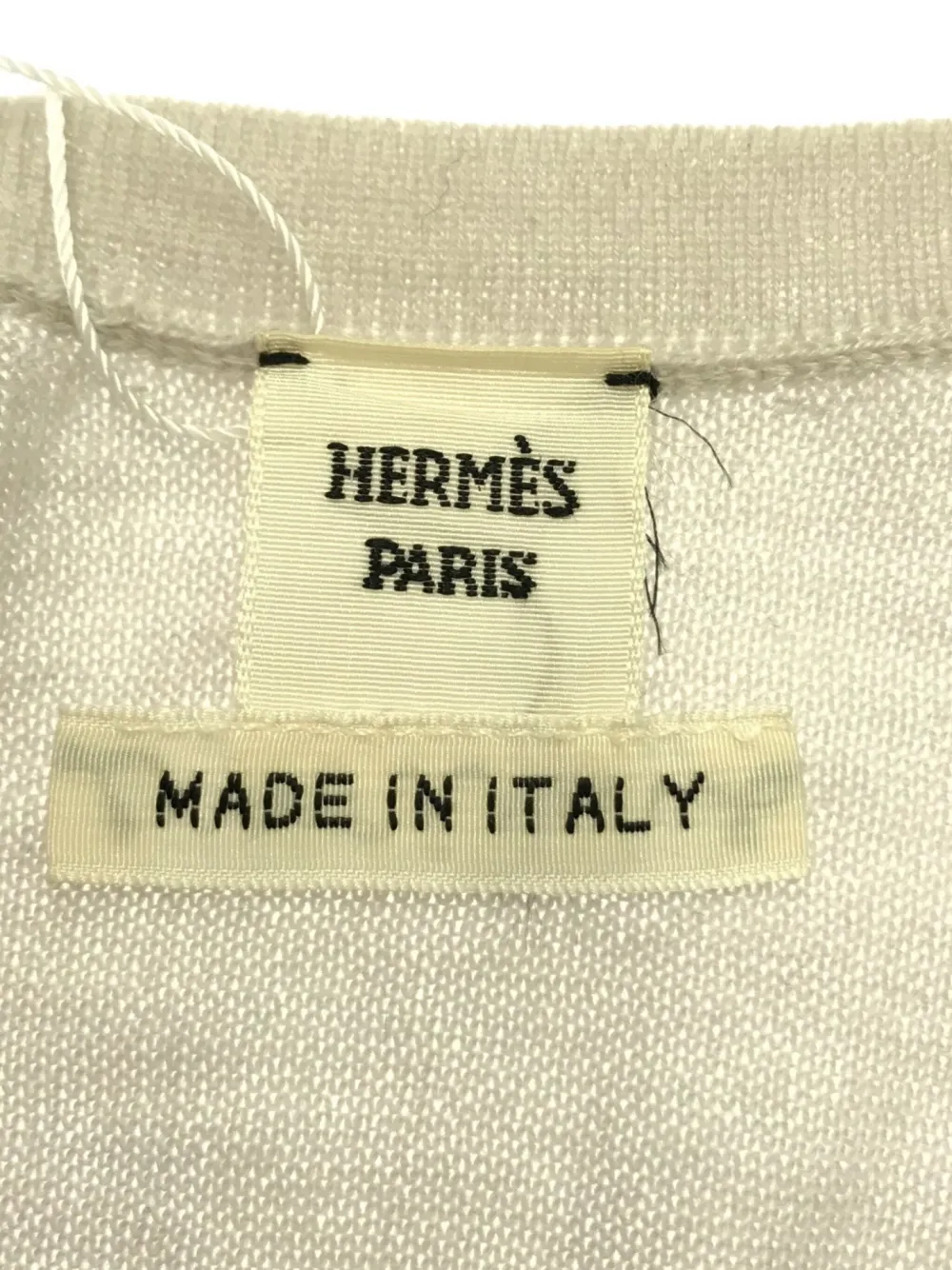 Pre-owned Hermes 2010s Cashmere Cardigan In Neutral