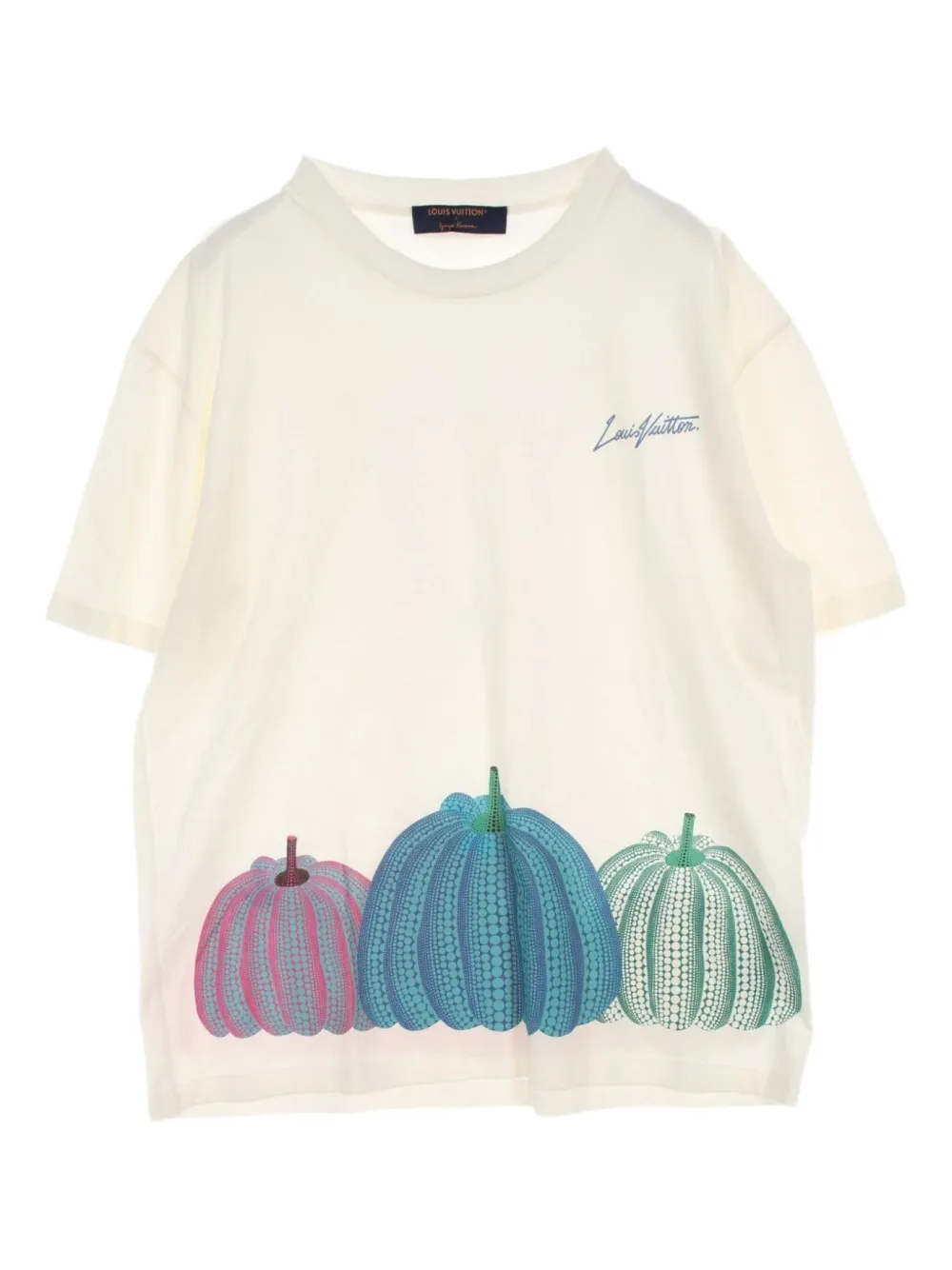Louis Vuitton Pre-Owned playera de algodón 2010 en colaboración con YK | blanco | Image 1