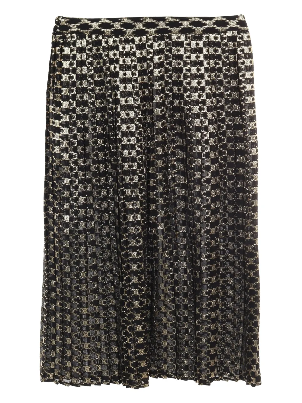 Céline Pre-Owned falda midi con motivo Triomphe 2010 | Image 2