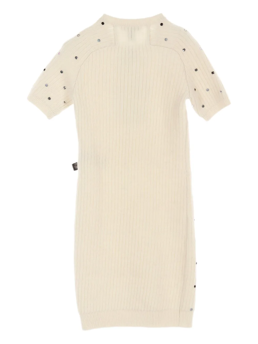 Louis Vuitton Pre-Owned 2020s jurk verfraaid met stras - Beige