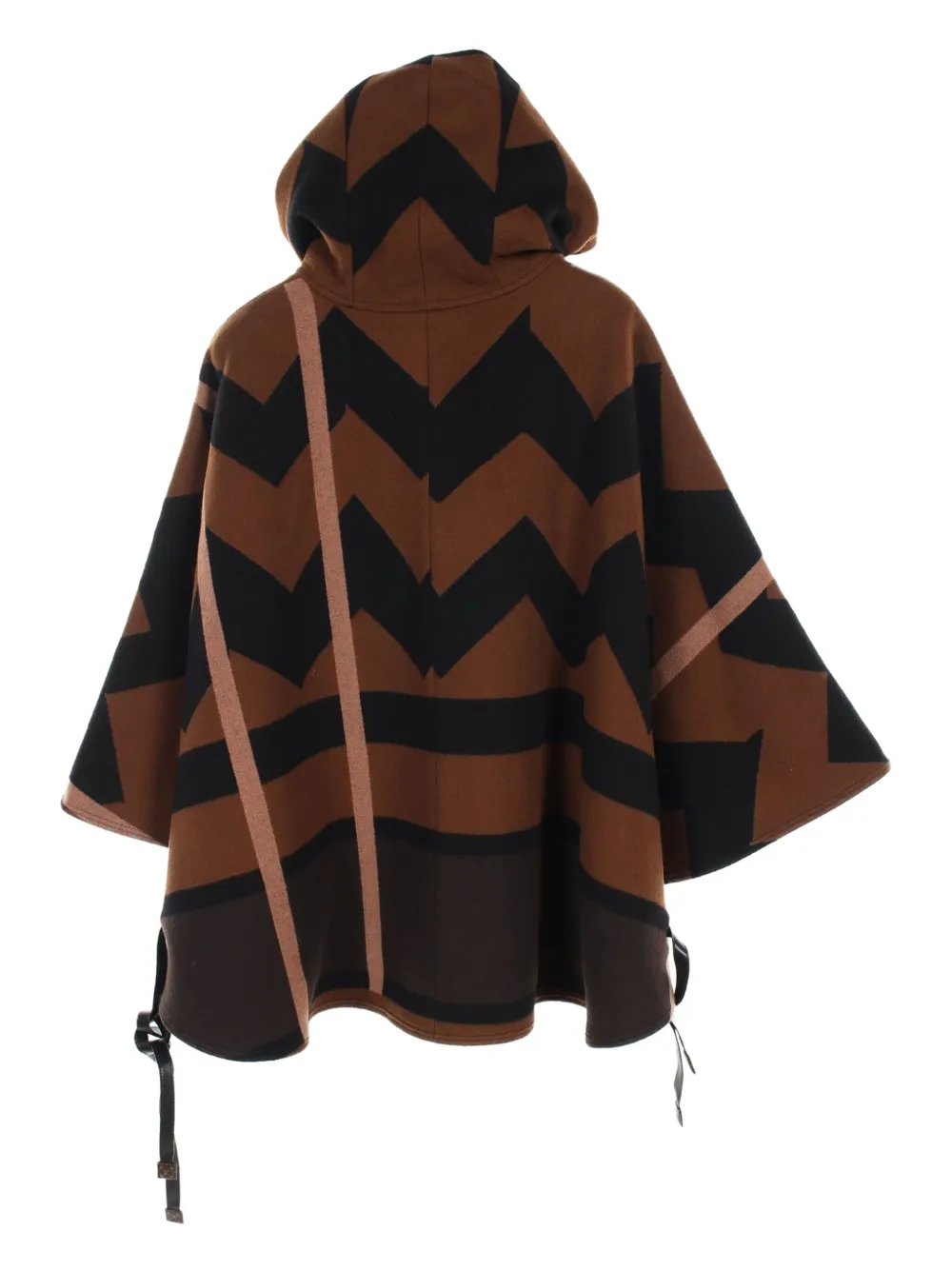 Louis Vuitton Pre-Owned 2010s wollen poncho - Bruin