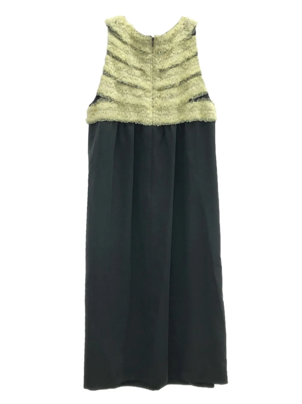 Fendi Pre-Owned 2010s zijden jurk met ruches - Zwart