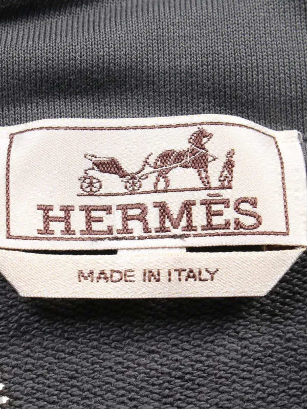 Hermès Pre-Owned 2010s Crude Cell Hoodie | Grey | FARFETCH PH display picture 2