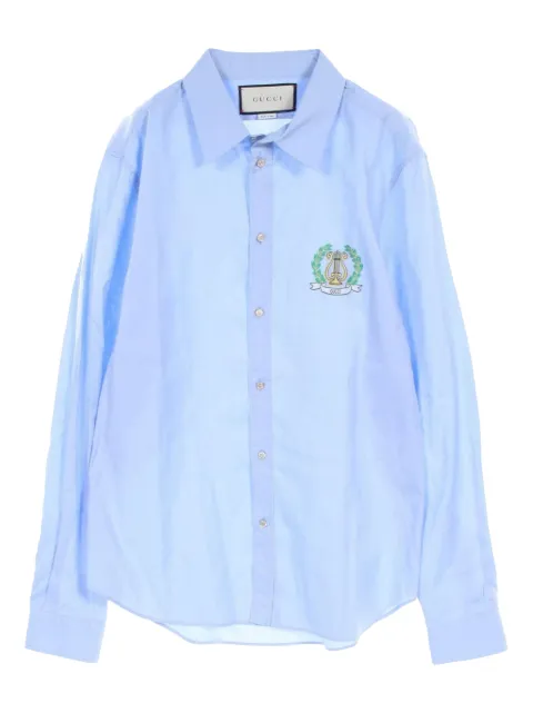 Gucci Pre-Owned 2010s logo-print shirt 