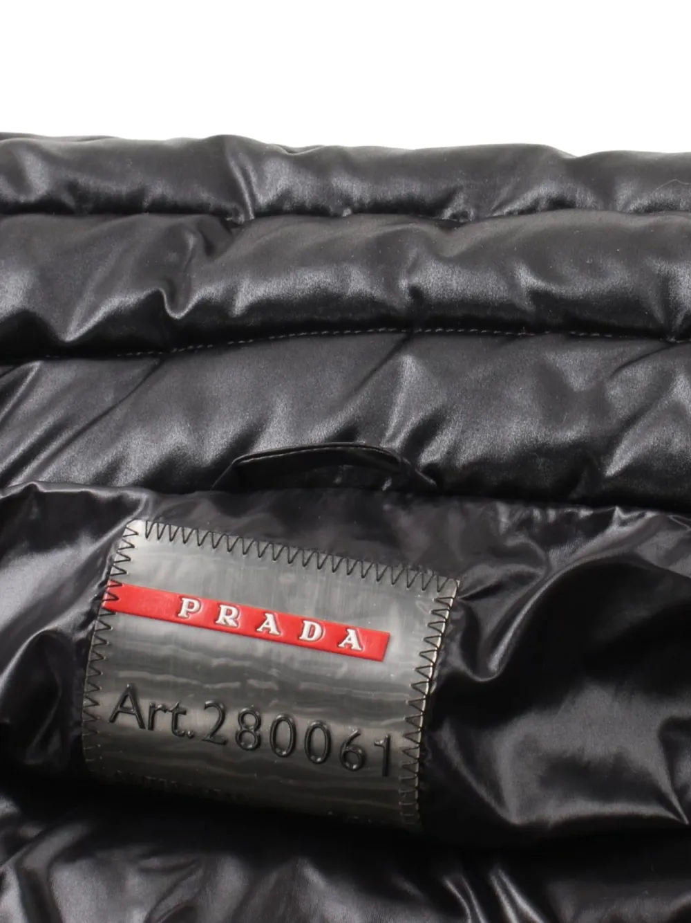 Pre-owned Prada 00's Quilted Puffer Jacket