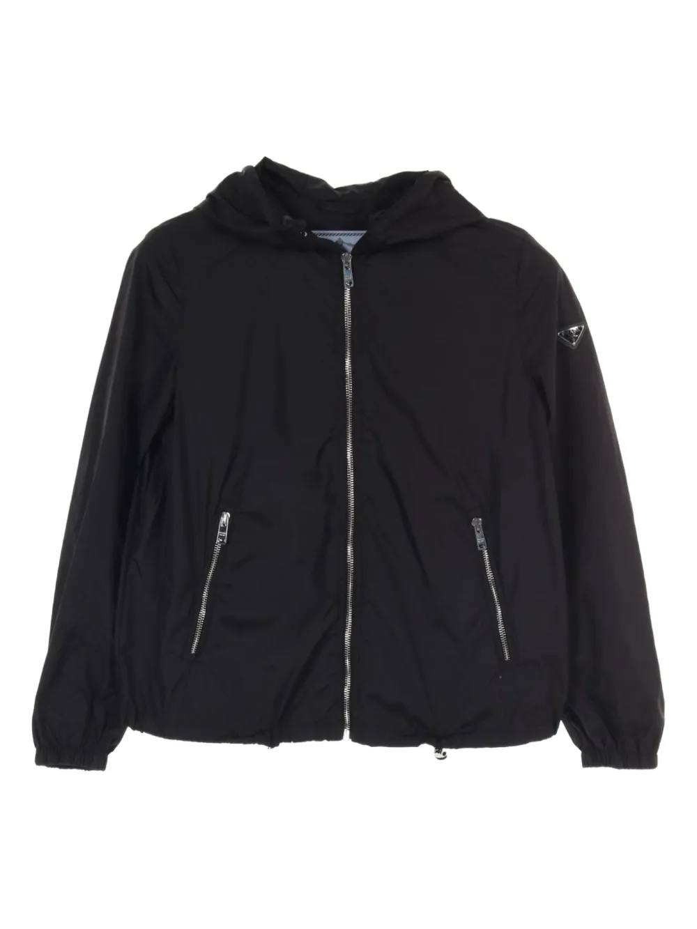Prada Pre-Owned chamarra con capucha y cierre 2010 | negro | Image 1