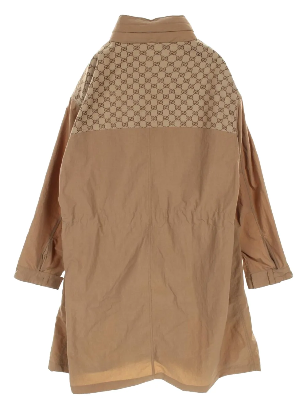 Gucci Pre-Owned 2010s GG canvas coat | Image 2