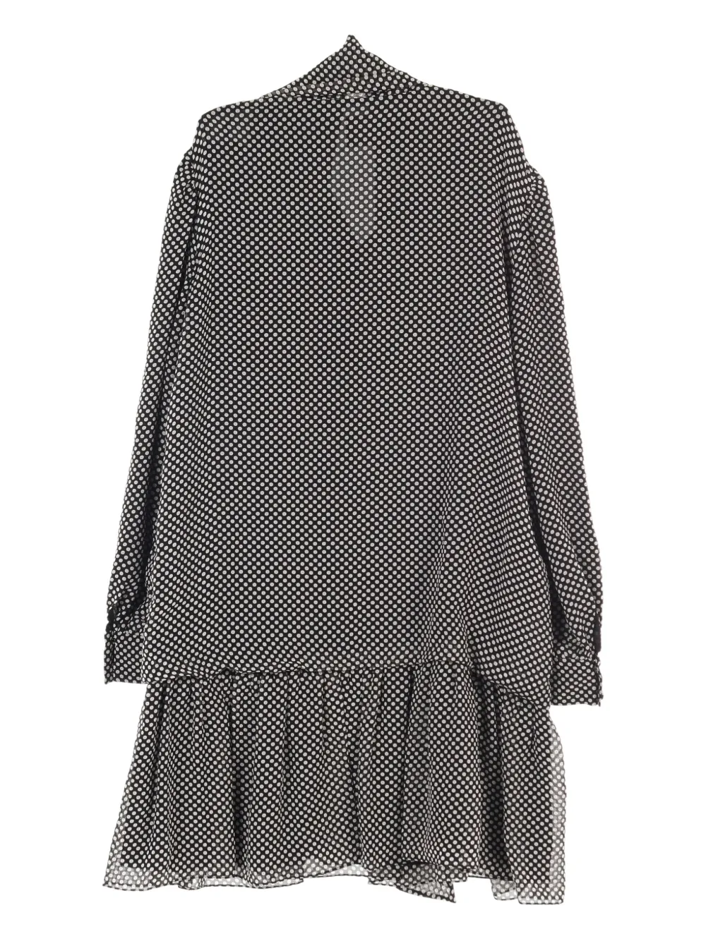 Céline Pre-Owned 2010s zijden jurk met stippen - Zwart