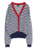 Louis Vuitton Pre-Owned 2010s LV Escale-logo cardigan - Blue