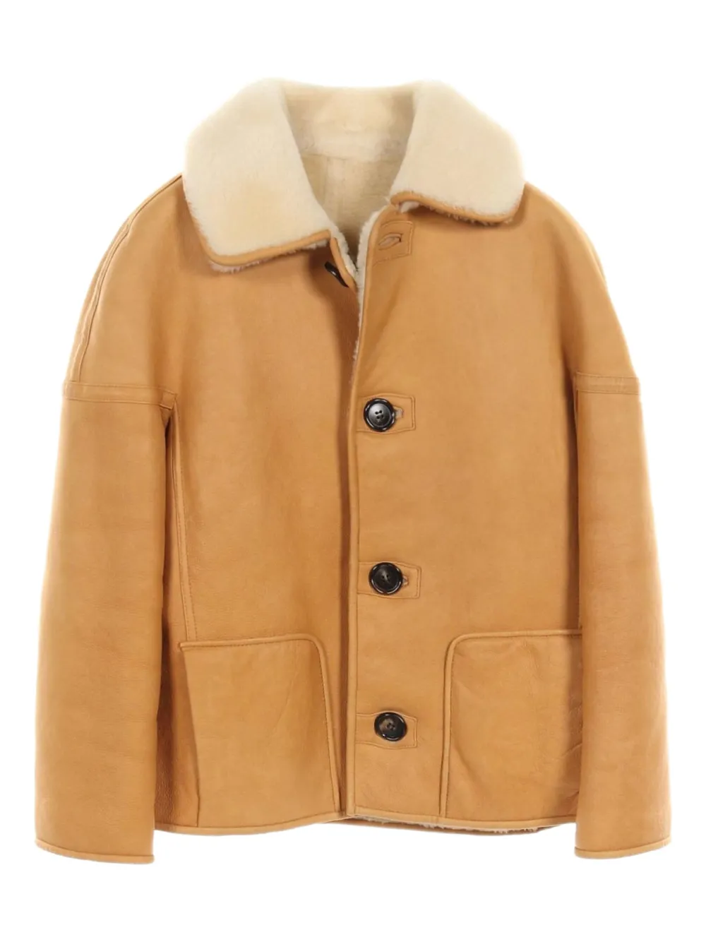 Marni Pre-Owned 2000s leather jacket | Brown | Image 1