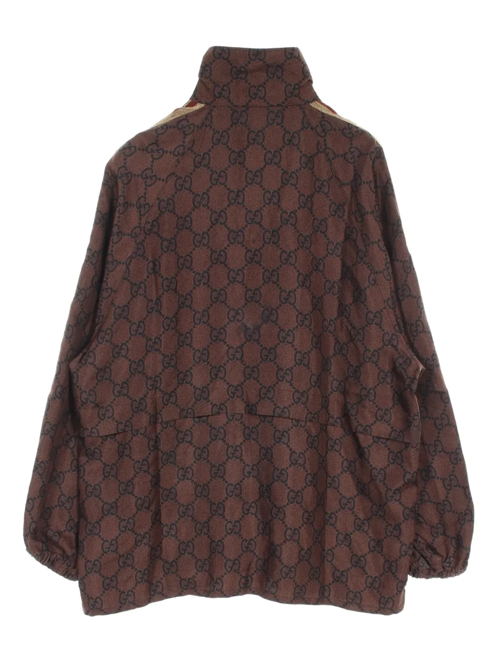 Gucci Pre-Owned 2000s GG Supreme zip-up track jacket | Image 2