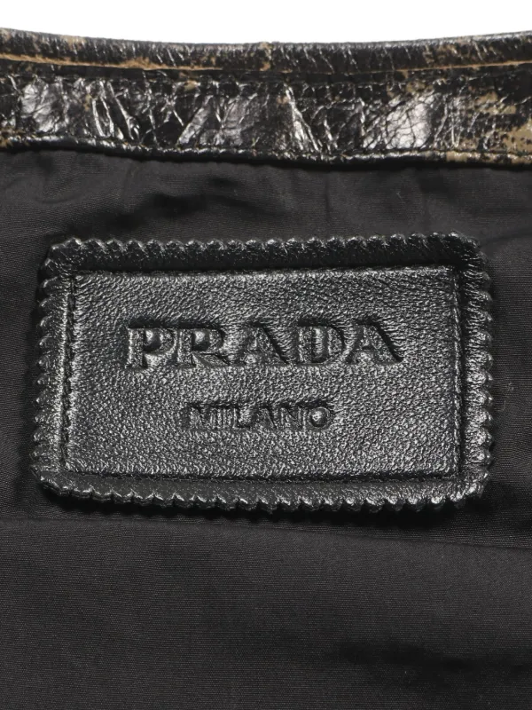 ＰＲＡＤＡ革ベスト PRADA(プラダ) レザーベスト UPC194 ブラック サイズ 48｜【公式