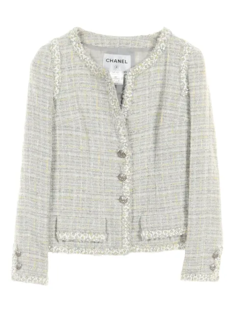 CHANEL Pre-Owned 1986-1988 tweed jacket