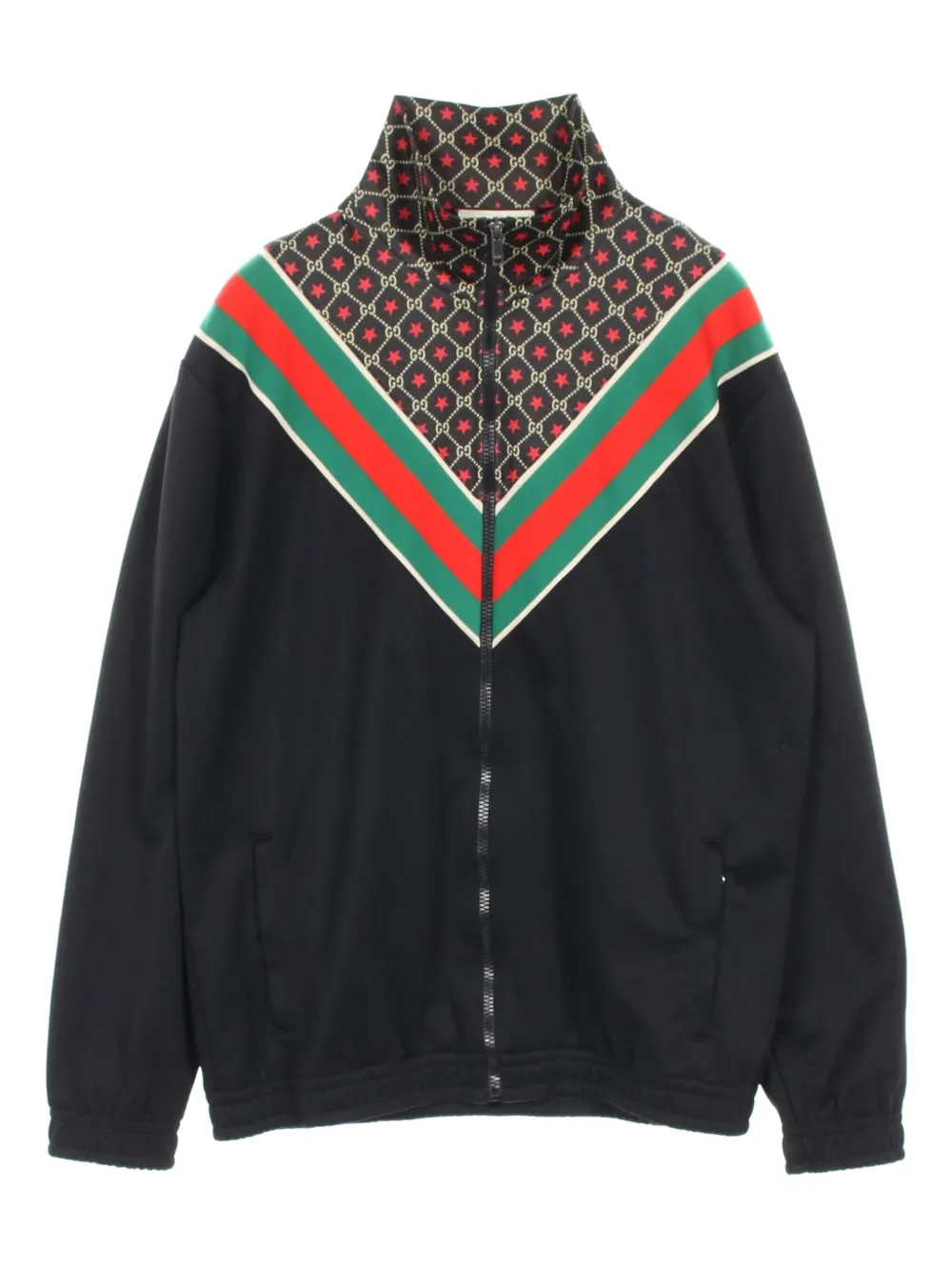 Pre-owned Gucci 2010s Gg Star-print Track Jacket