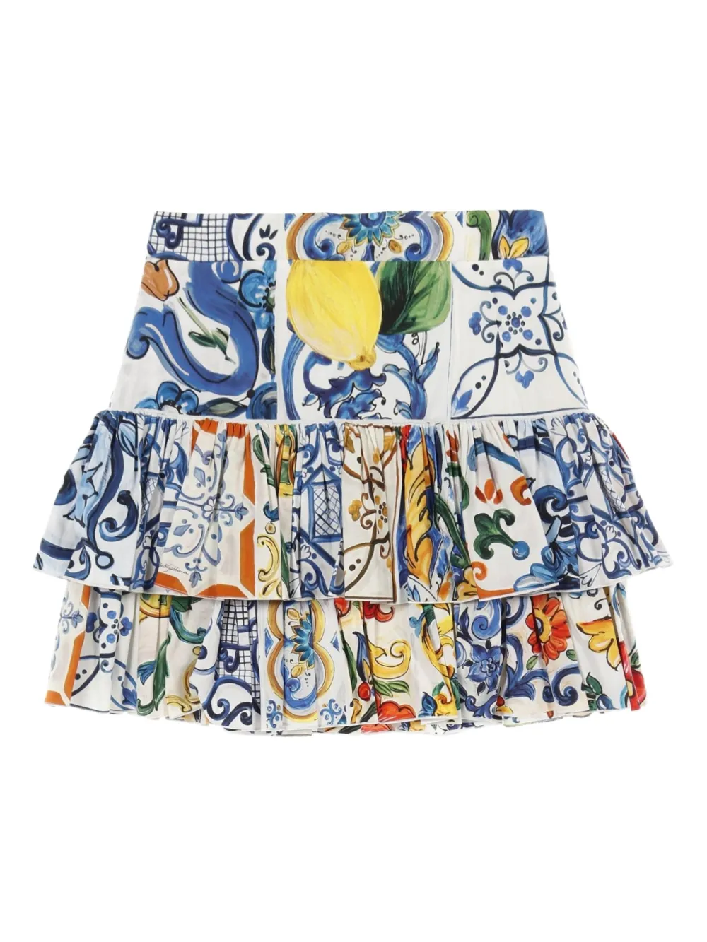 Dolce & Gabbana Pre-Owned falda con estampado gráfico 2010 | blanco | Image 1